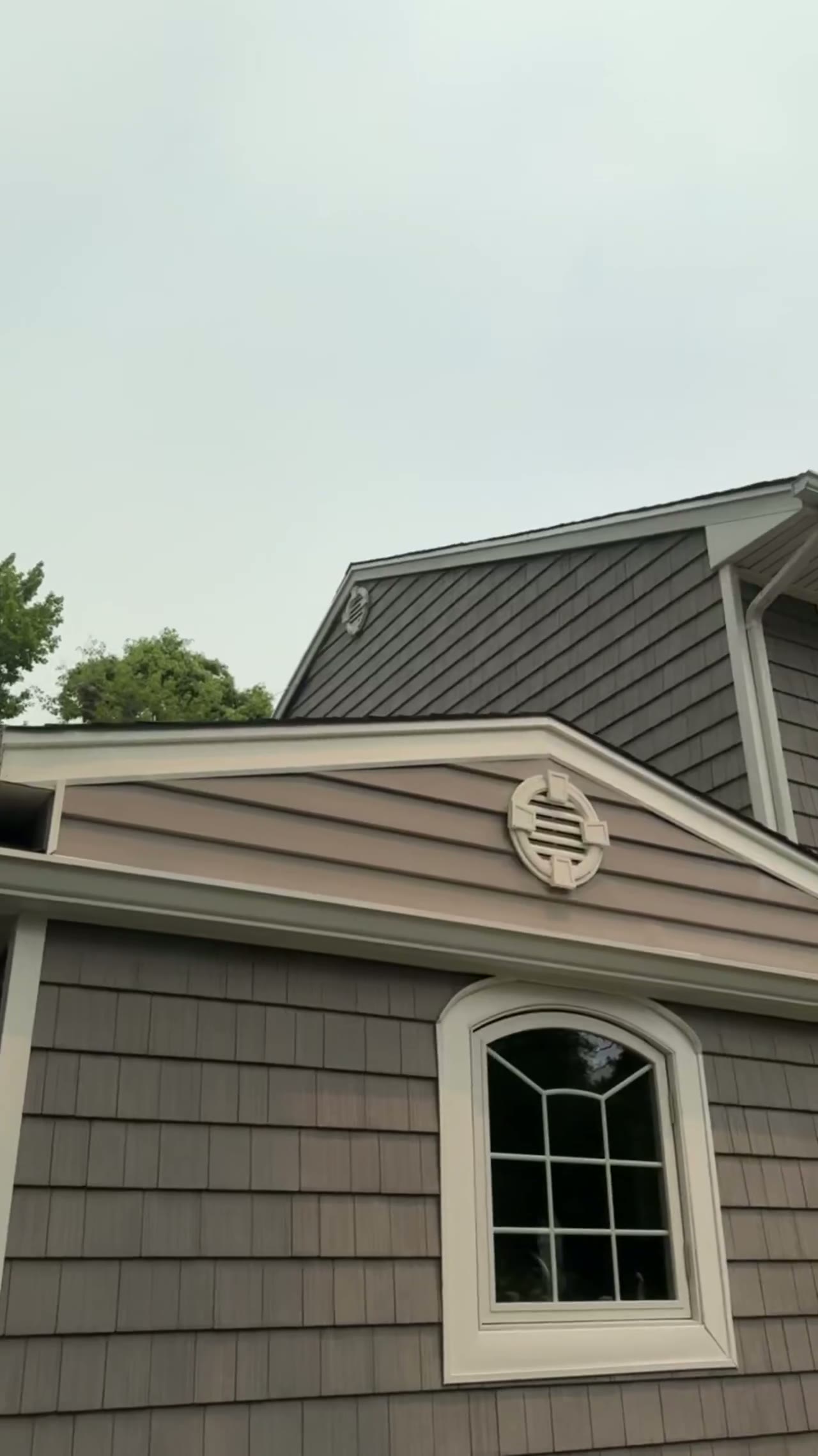 Shake siding soft wash